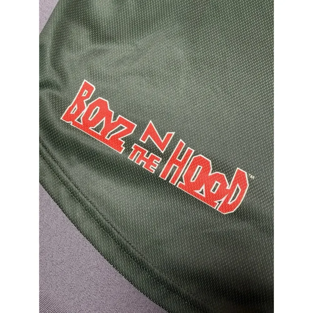 BOYZ N THE HOOD - Men's Short Sleeve Green Jersey Los Angeles Graphic Size XL